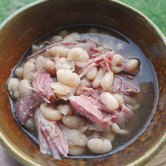 Maple Ham and Beans
