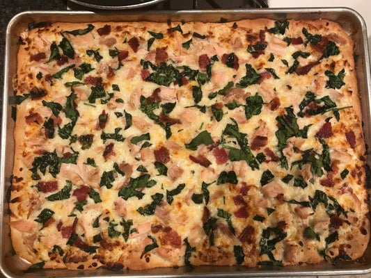 Chicken Alfredo Pizza