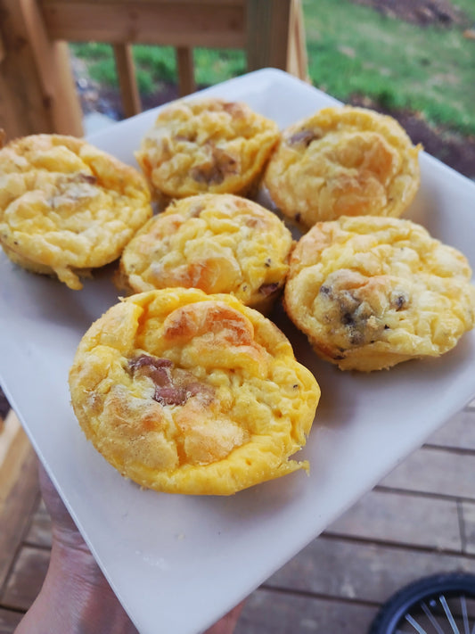 Bacon, egg, cheese muffins